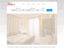 Tablet Screenshot of mirabello-hotel.gr